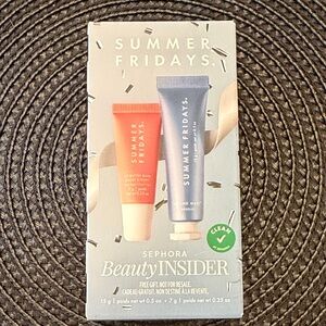 (New Unopened) Summer Fridays Red and Blue Skincare Set